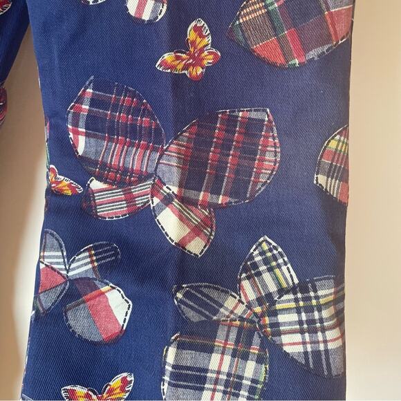 Vintage 70s 80s Aspen Ski Snow Pants Retro Butterfly Plaid Print XL - Picture 5 of 13